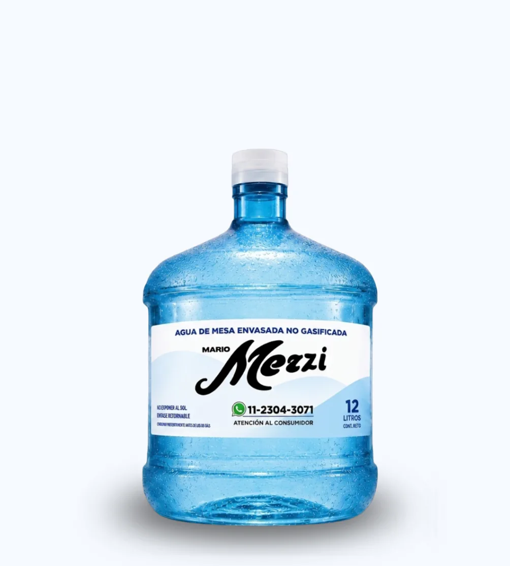 Bidón de agua de 12 litros
