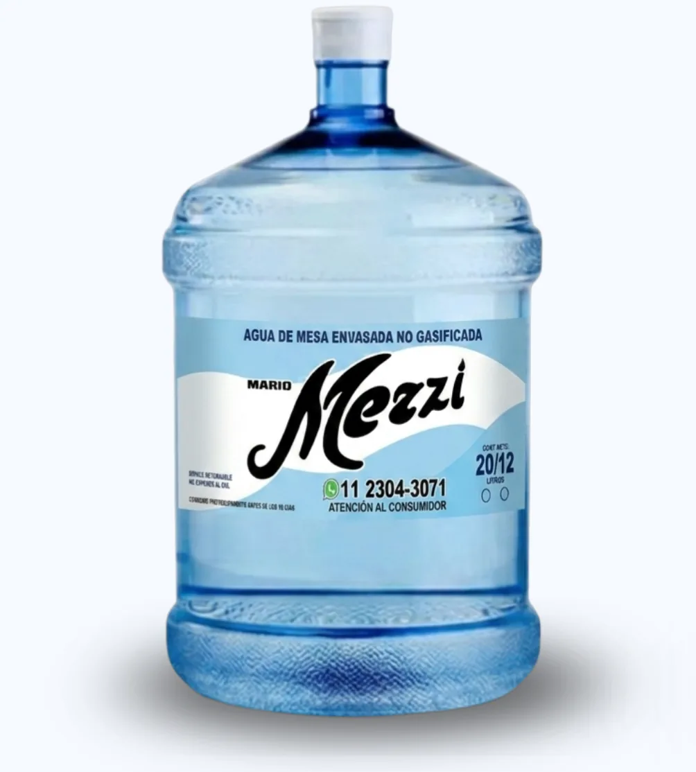Bidón de agua de 20 litros